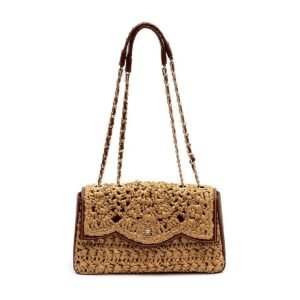 Bolsa Elis Baguete Jumbo Crochê NATURAL - ISLA - Imagem 1