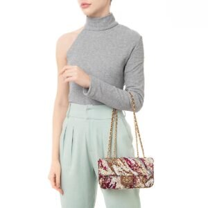 Bolsa Anne Bordada Em Paetê Média Impressione - Isla - Imagem 2