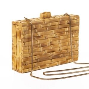 Bolsa Bambu Quadrada Natural - Isla