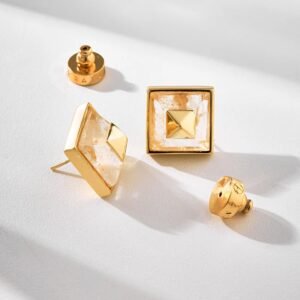 Brinco Vertice Dourado - Anna Prata