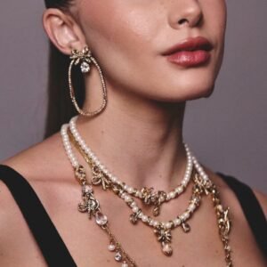 Brinco Afeto Claudia Arbex Ouro Vintage - Imagem 2