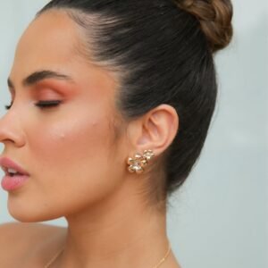Brinco Flor Ouro - Imagem 2