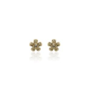 Brinco Flor Cristal P