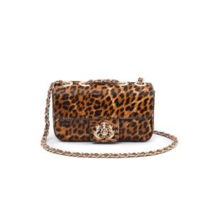 Mini Bolsa Anne Em Couro Natural PELO ONCINHA - Isla
