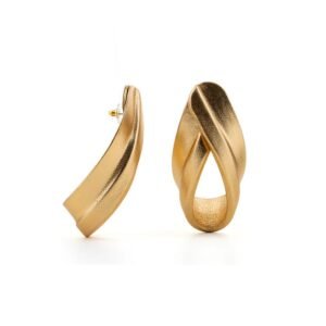 Brinco Curva M Dourado - Gutê