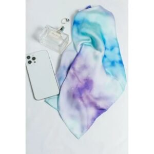 Lenço Tie Dye Azul E Roxo - Malu Pires - Imagem 2