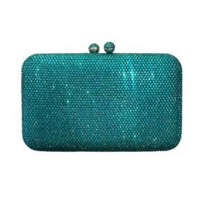 Bolsa Strass Verde Acqua