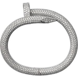 Bracelete Prego Grosso Cravejado