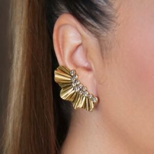 Brinco Tempo Earcuff Ouro - Morena Canela