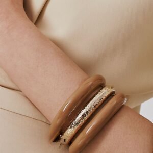 Bracelete Triplo Marrom - Imagem 1