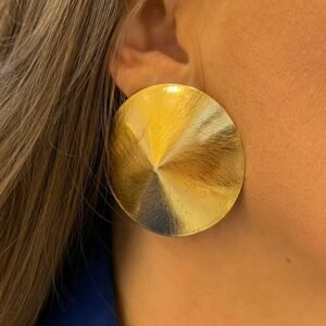Brinco Chapa Dourado - Palone - Imagem 1