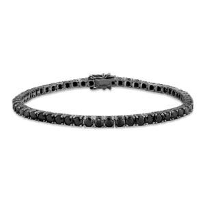 Pulseira Riviera Black Prata 925