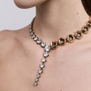 Colar Tie Mar Ouro Vintage - Hector Albertazzi - Imagem 2