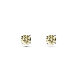 Brinco Ponto de Luz Yellow Fancy 6MM
