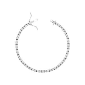 Pulseira Riviera 4 Pontos Ródio