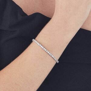 Pulseira Riviera 4 Pontos Ródio - Imagem 2