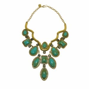 Colar Rainha Mediterrâneo Turquesa - Rosana Bernardes