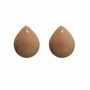 Brinco Pressão Pastilha Bege Verão - Rosana Bernardes