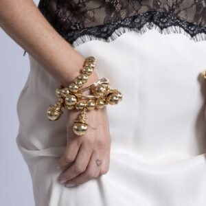 Bracelete Bolas Dourada - Gio Bernardes - Imagem 2