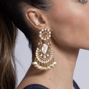 Brinco Pérola C/ Strass - Gio Bernardes - Imagem 2