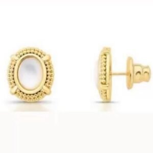 Brinco Oval Perolado - Imagem 2