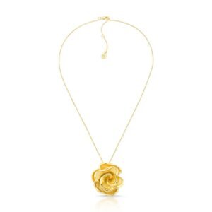 Colar Dourado Flor Organica Flourish Organic