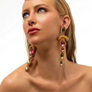 Brinco Mist Longo Areia Blend - GUTÊ - Imagem 2