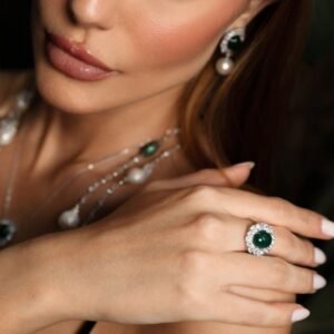 Anel Oval Esmeralda - Elaine Palma - Imagem 2