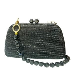 Bolsa Strass Preto