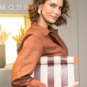 Bolsa Couro Slim Fly Nutella