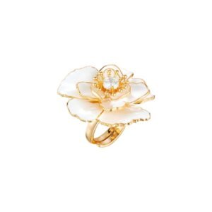 Anel Flor Camélia Ajustável- Elaine Palma - Imagem 1