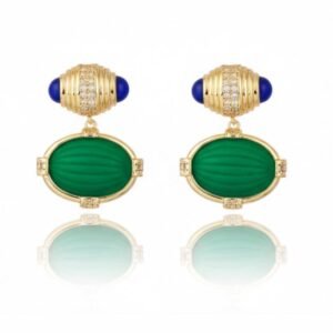 Brinco Tarsila Verde - Cristina Sabatini - Imagem 2