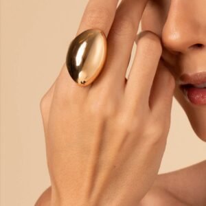 Anel Oval Liso - Imagem 1