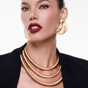 Colar Aro Liso Dourado - Imagem 2