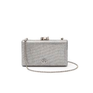 CLUTCH EVA FECHO CRISTAL PRATA - ISLA