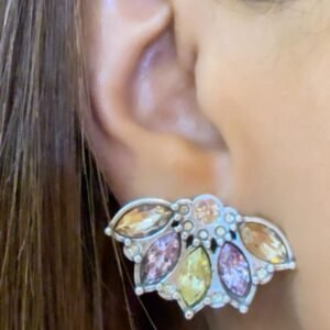 Brinco Gotas Color Prata - Estela Geromini - Imagem 2