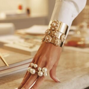 Bracelete Pérolas Dourado - SD por Sheila Morais - Imagem 2