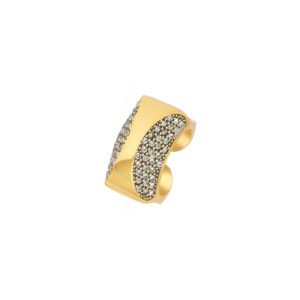 Anel F053 Op Art  Black Diamond  M