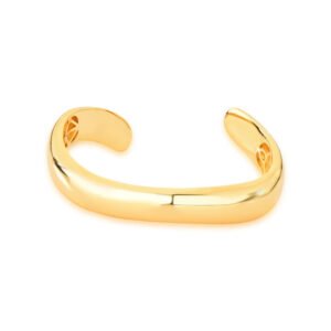 Bracelete polido liso drop curve