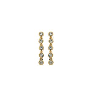 Brinco Pendente P Cristal Luminatti - Estela Geromini - Imagem 2