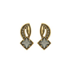 Brinco Carré Aruna Ouro - Estela Geromini - Imagem 2