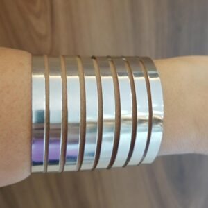 Colar, Bracelete E Argola Ródio - Imagem 3