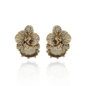 Brinco Jardim Encantado Claudia Arbex Ouro Vintage - Imagem 1