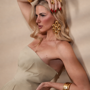 Maxi Brinco Oval Design Dourado - Juliana Manzini - Imagem 2