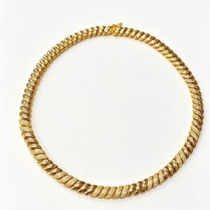 Colar Serpente Dourado - Imagem 1