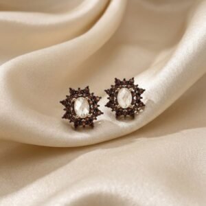 Brinco Oval Brown