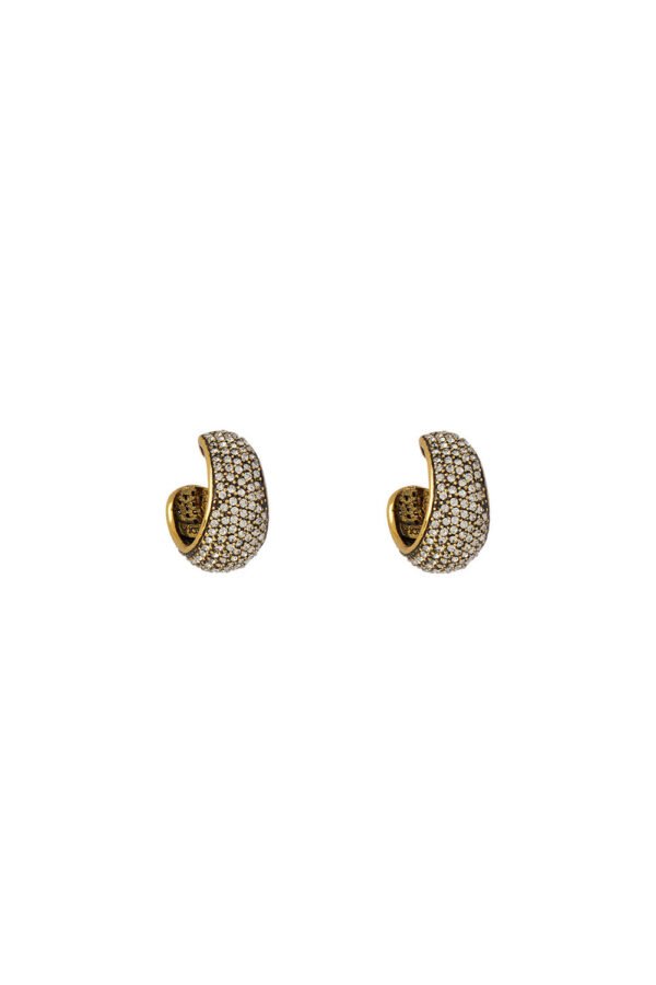 BRINCO ARGOLA MAXI BAIA OURO VINTAGE