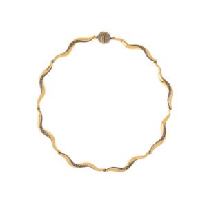 Colar Curto Namibe Ouro Vintage - Hector Albertazzi - Imagem 1