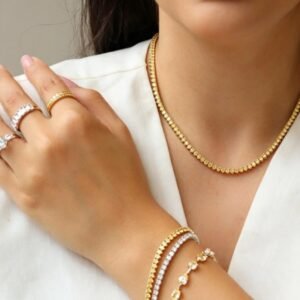 Colar Riviera Yellow Chic Dourada - Imagem 2