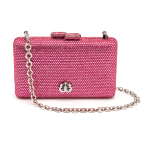 BOLSA CLUTCH EVA PEQUENA CRISTAIS PINK OURO - ISLA - Imagem 2